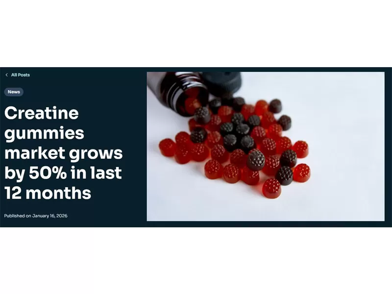 Creatine Is Going Mainstream: From Niche Sports Supplement to Everyday Functional Food Ingredient